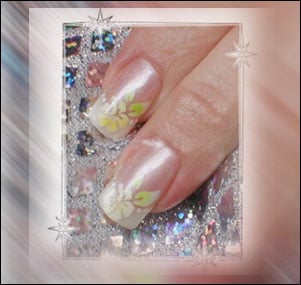 Rhinestone Nail Art